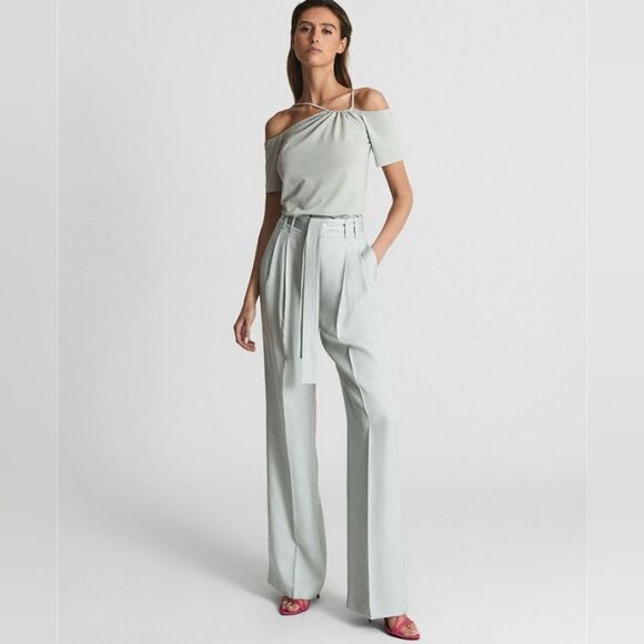 NWOT Reiss Cierra Strappy Off The Shoulder Top - Picture 4 of 8